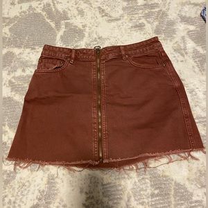 Free people We the free zipped mini skirt size 28